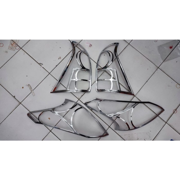 Paket Garnish Lampu Depan Belakang Avanza Xenia 2012 2014 Chrome