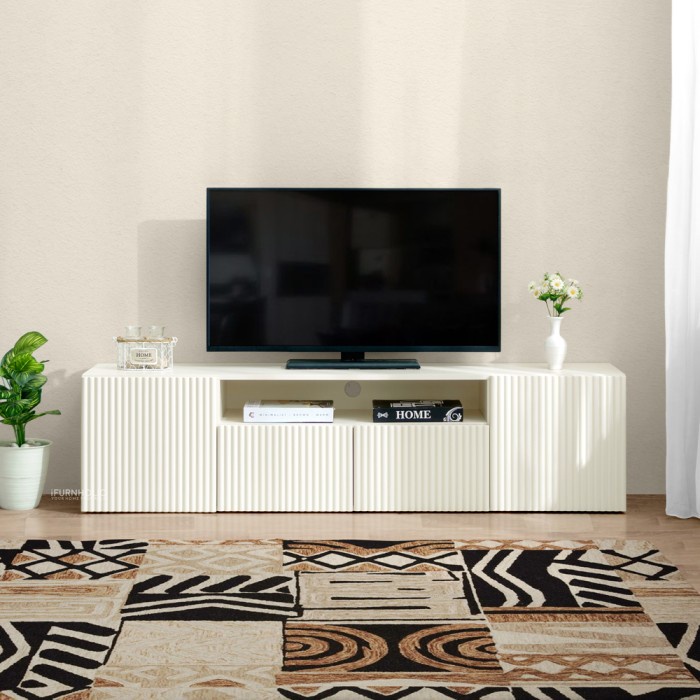 PREMIUM IFURNHOLIC Faye TV Cabinet Meja TV Minimalis Modern Lemari TV Kayu