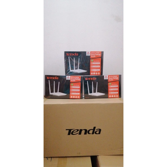 Tenda F3 Router Wireless 300Mbps 3Antena 1dus