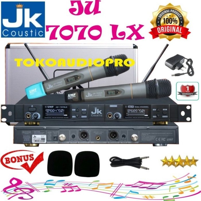 MIC WIRELESS JK COUSTIC JU-7070LX