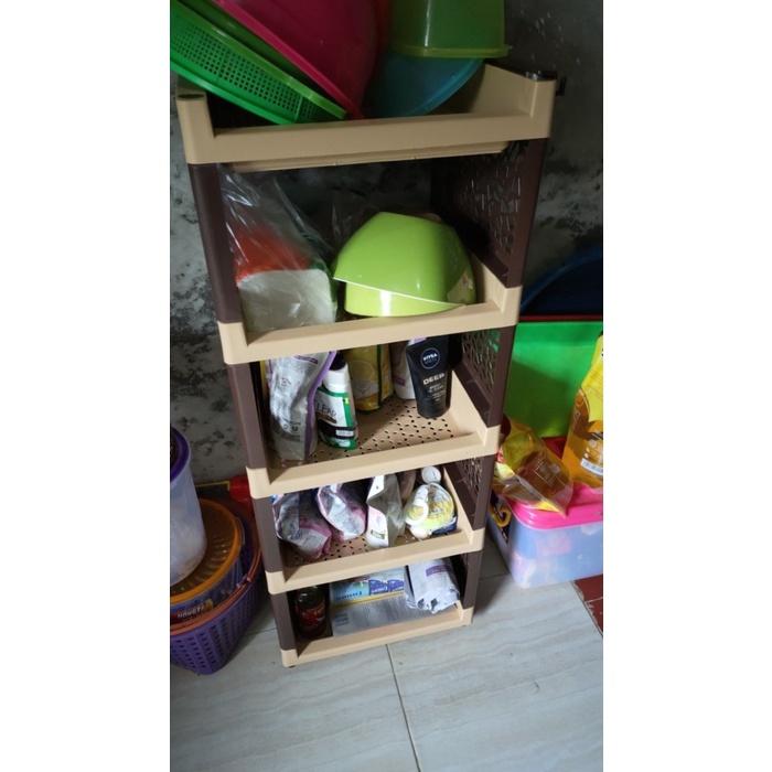 [tch] - RAK PLASTIK RAK SERBAGUNA YOYO SUSUN 5