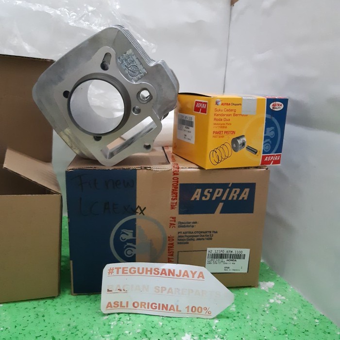 Blok Seher + Paket Piston KFM Legenda Supra Fit / New, Revo Old Aspira