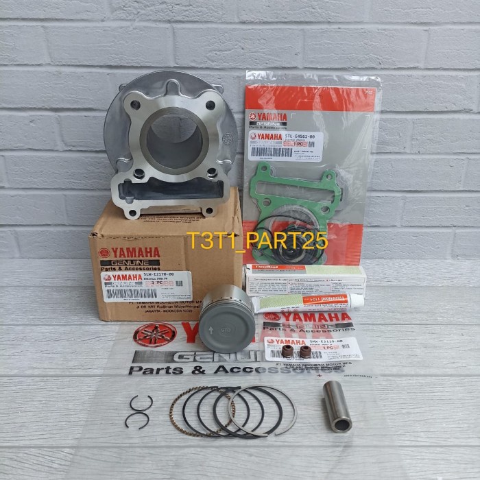 Blok+seher komplit Yamaha-soul karbu/mio karbu/fino karbu