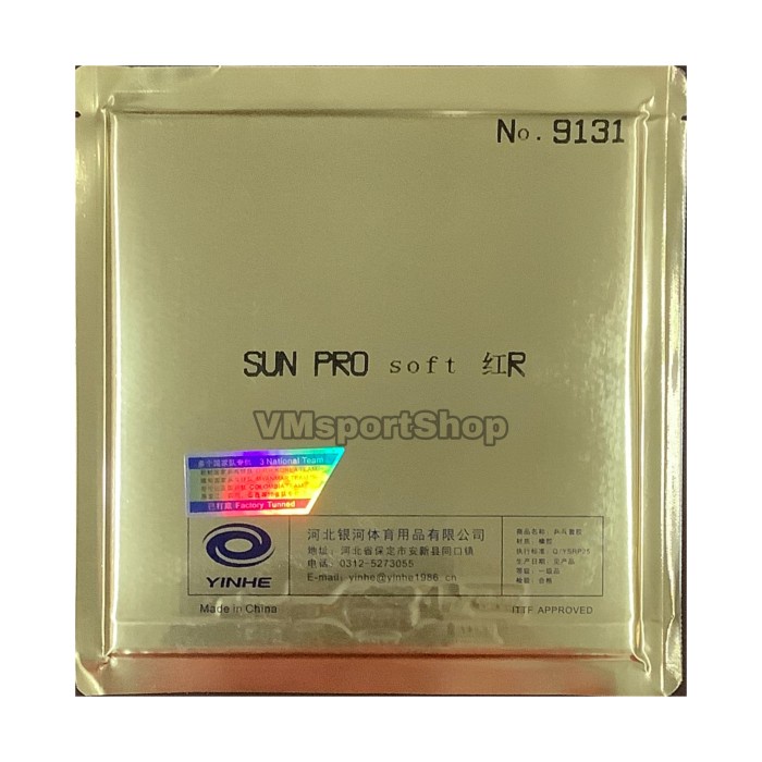 Yinhe Sun Pro - Karet Rubber Bet Bat Pingpong Tenis Meja