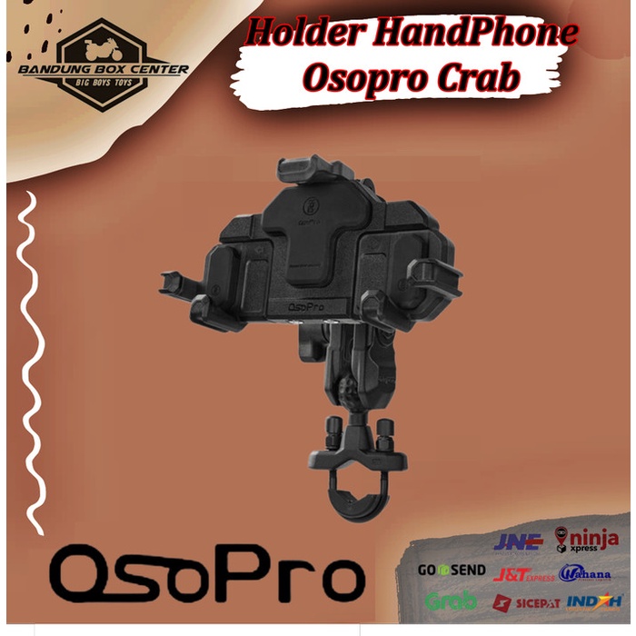 OSOPRO CRAB Phone Holder Handphone OSOPRO CRAB Dudukan Handphone Motor