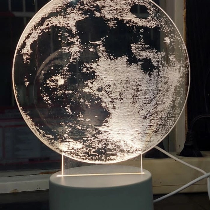 LAMPU TIDUR MOON LIGHT 3D