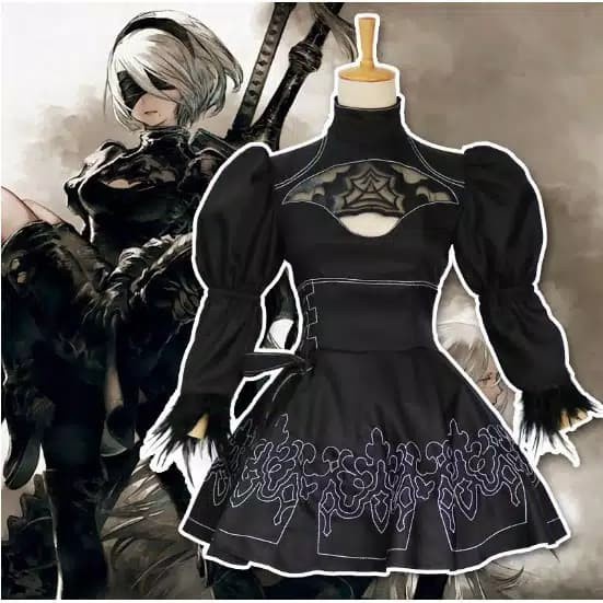 fullset+wig cosplay yorha 2b nier automata