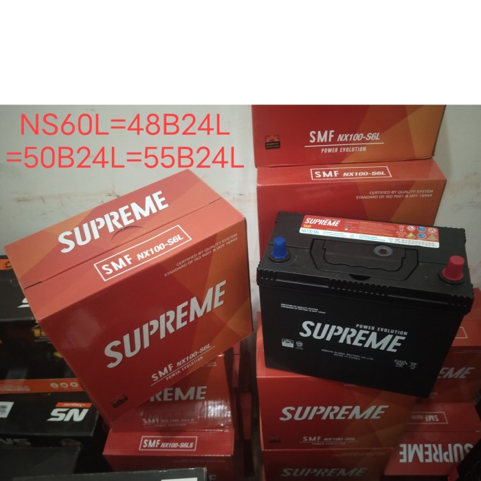 Aki Mobil Ns Tiger Ns60L (46B24L) Garansi 24 Bulan