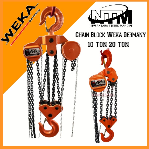 Chain block 10 ton x 10 meter Weka