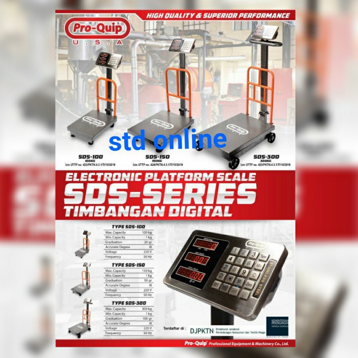 PROMO TIMBANGAN DIGITAL PRO QUIP Timbangan duduk digital