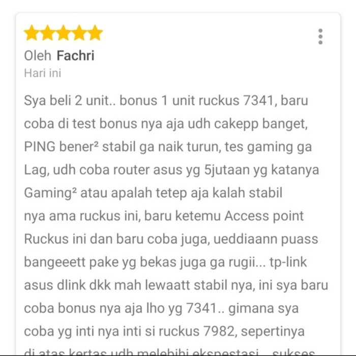 Harga Diskon Ruckus 7982 AP Saja - Wireless Router Wifi Hotspot