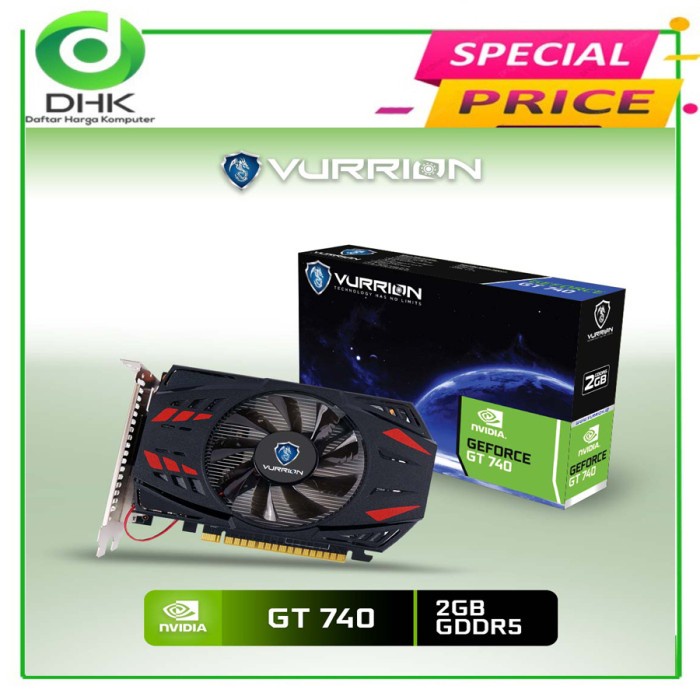 BISA GOSEND VGA VURRION NVIDIA GT 740 2GB GDDR5 128 BIT TERLARIS
