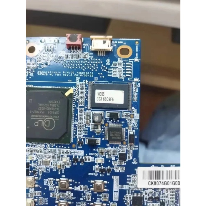 Replacement For Optoma W355 Projector Mainboard / Power Supply / DMD