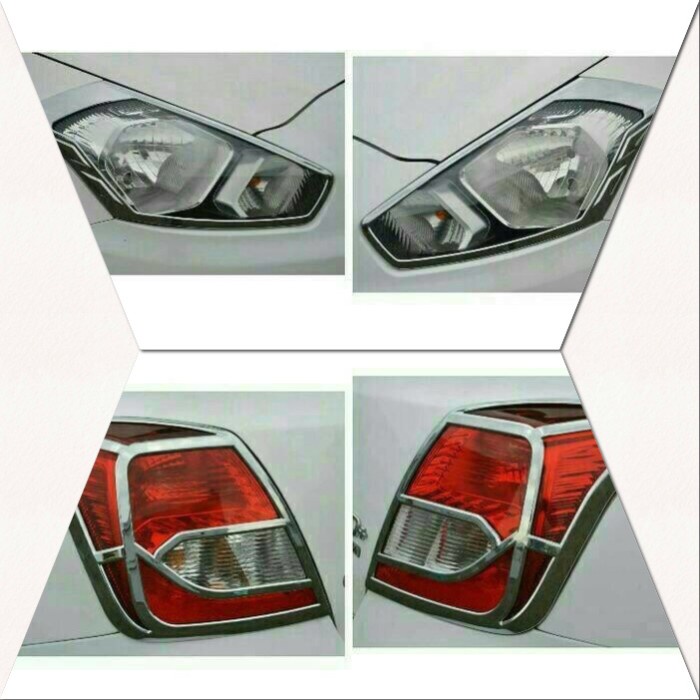 Paket Garnish Garnis List Lampu Depan Belakang Datsun Go + Panca