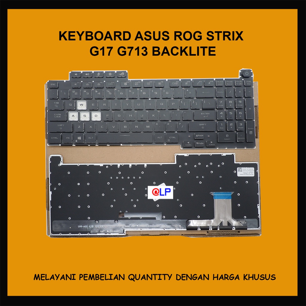 Keyboard Asus Rog Strix g17 g713 Backlight 16pin