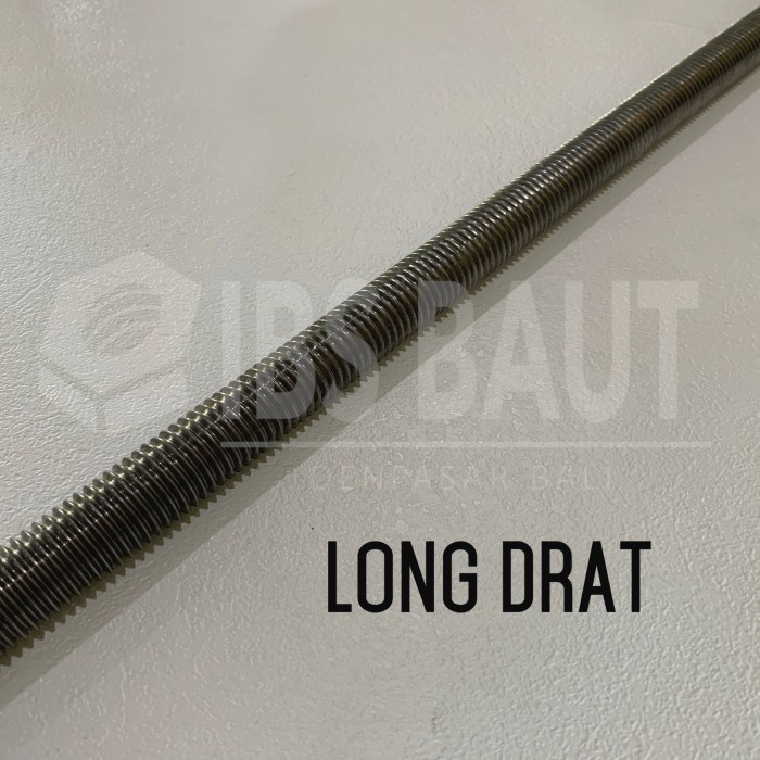 HOT SALE LONG DRAT / AS DRAT PANJANG 1M BAHAN BESI ( GALVANIS / PUTIH )
