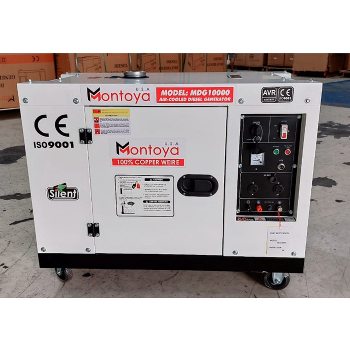 Spesial Genset Silent 9 - 10 Kva 7500 Watt Solar Montoya Mdg 10000