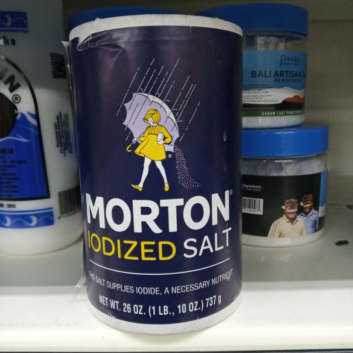 

Garam Morton Salt Iodized 737G (Made In Usa) Terlaris