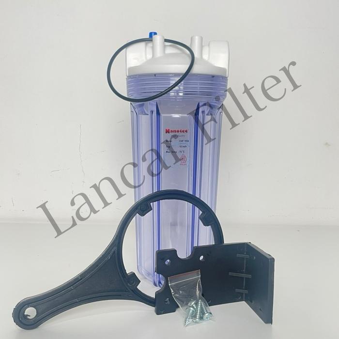 Housing Clear 10" - Nanotec / Housing Filter 10 Clear - Nanotec