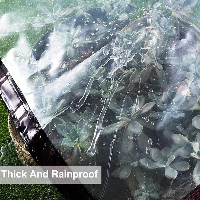 PREMIUM Terpal Plastik Uv Bening Transparanterpal Plastik BeningTerpal Plastik Bening Kain Terpal