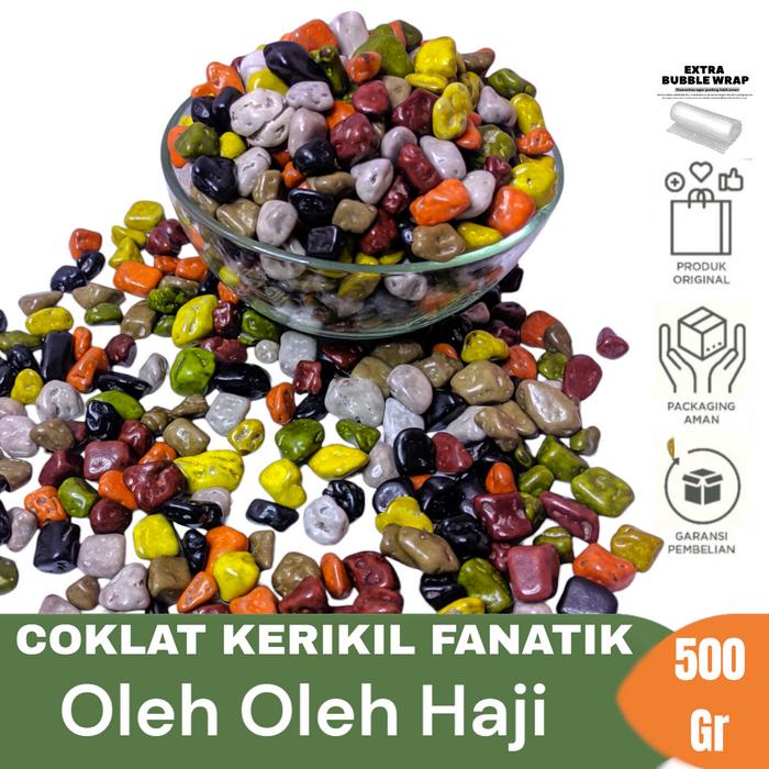 

Wdo - Coklat Krikil Kerikil 1 Kg 500Gr Oleh Oleh Haji Umroh Kado Mekah Makanan Makah Fanatik