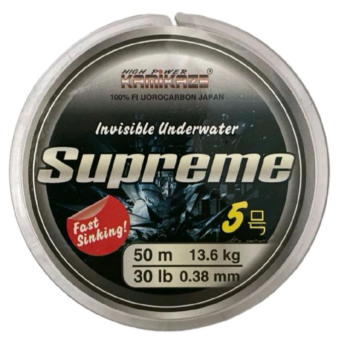 terbaru  senar leader kamikaze supreme fluorocarbon 100% ready