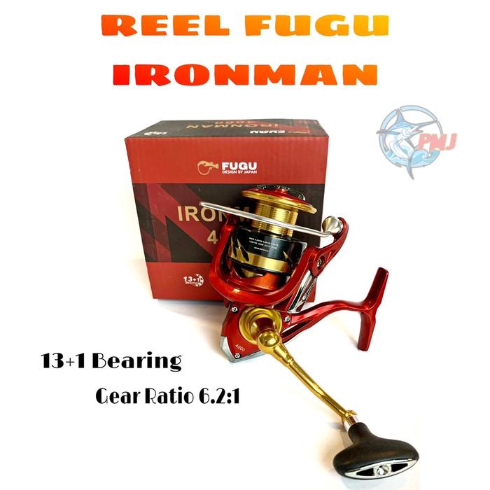 terbaru  reel ph fugu ironman 1000,3000,4000,6000 ready