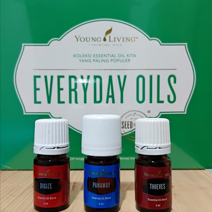 READY paket essential oil digize 5ml panaway thieves 5ml original young oil living