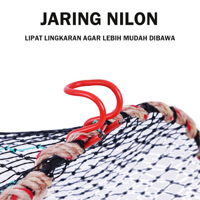 Bubu Jaring Perangkap Ikan Udang Kepiting Lobster Bubu Ikan Lipat
