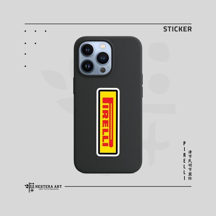 

Stiker Ban F1 Doff Laminasi Stiker Logo Pirelli