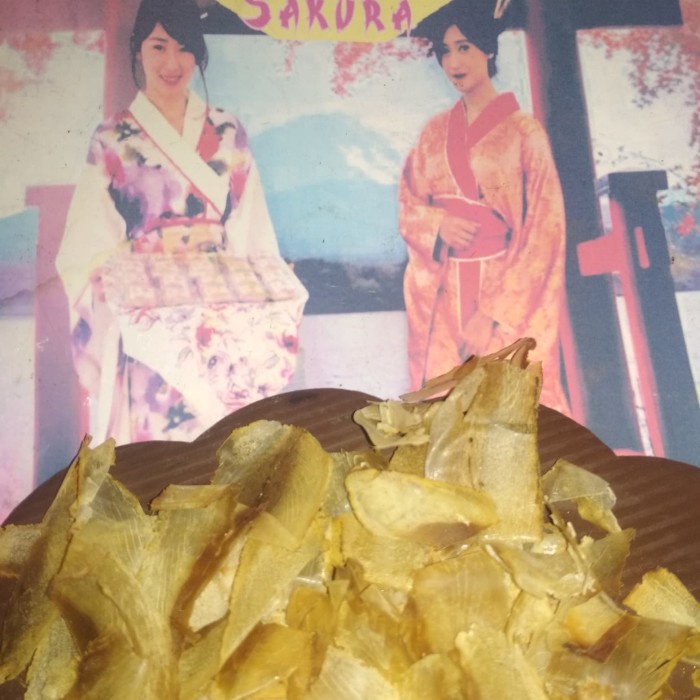 

BARANG TERLARIS Katsuobushi serut ikan cakalang Grade A netto 500 gram