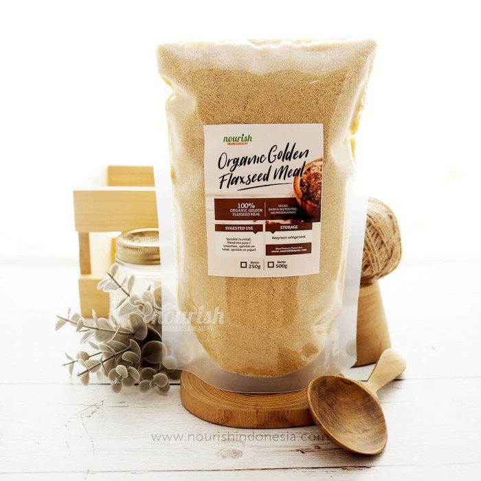 

BARANG TERLARIS Nourish Indonesia, Organic Golden Flaxseed Meal 500gr