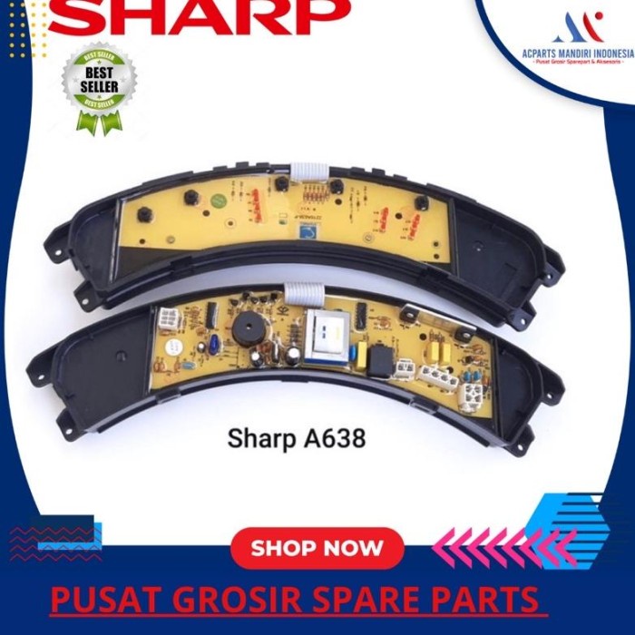ORIGINAL SHARP ES-N70EY ( ES-N70EY-P ), Modul pcb mesin cuci Top Loading