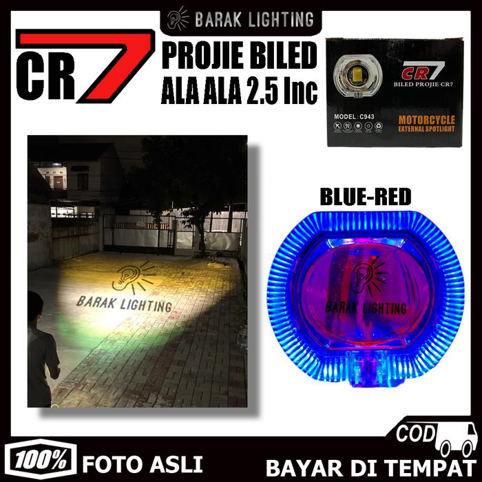 SALE  CR7 BILED ALA ALA 2.5 INCH LAMPU ALA ALA BILED 2.5 INCH MINI PROJIE BILED CUT OFF