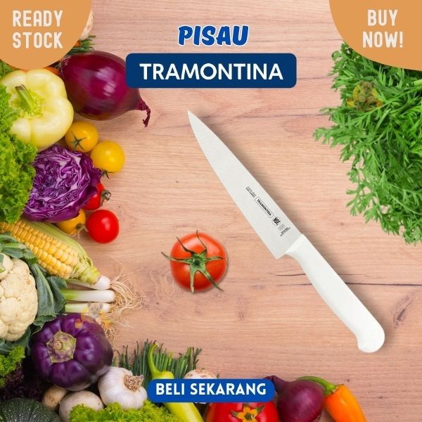 Made In Brazil Tramontina Chef Knife 6In Pisau Dapur Nsf 15Cm Press