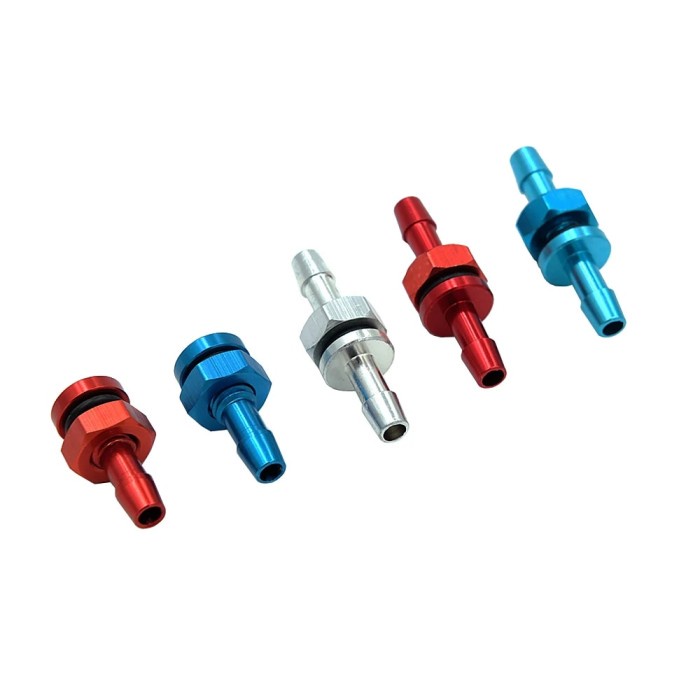 5PCS M6 Water Nozzle Aluminum Drain Outlet Nozzle Water Cooling