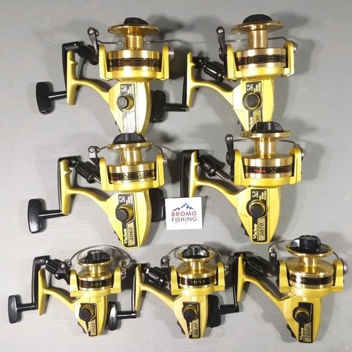 terbaru  reel viking 3bb full metal power handle 5035-5070 ready