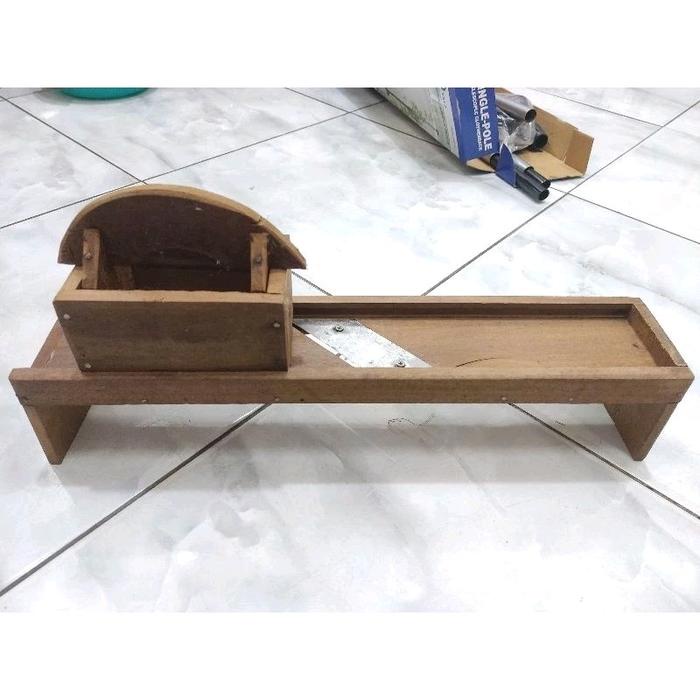 terbaru  pengiris kripik pengiris bawang serbaguna kayu ulin tradisional alat buah keripik