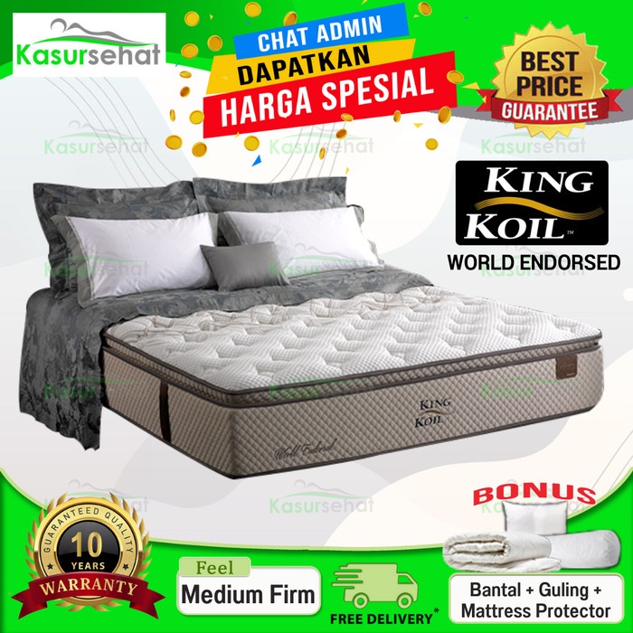 King Koil Kasur Springbed World Endorsed - Kasur Saja 180X200