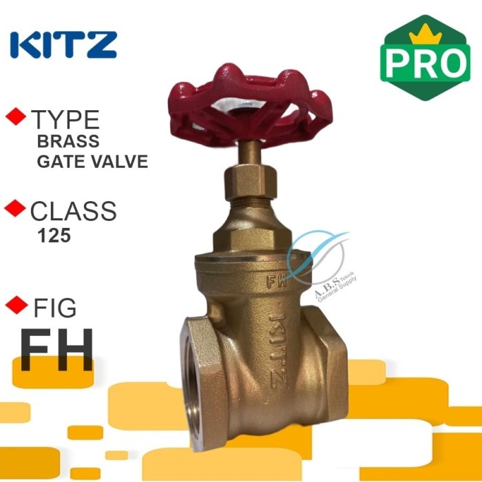 Gate Valve 2 Inch Kitz Original