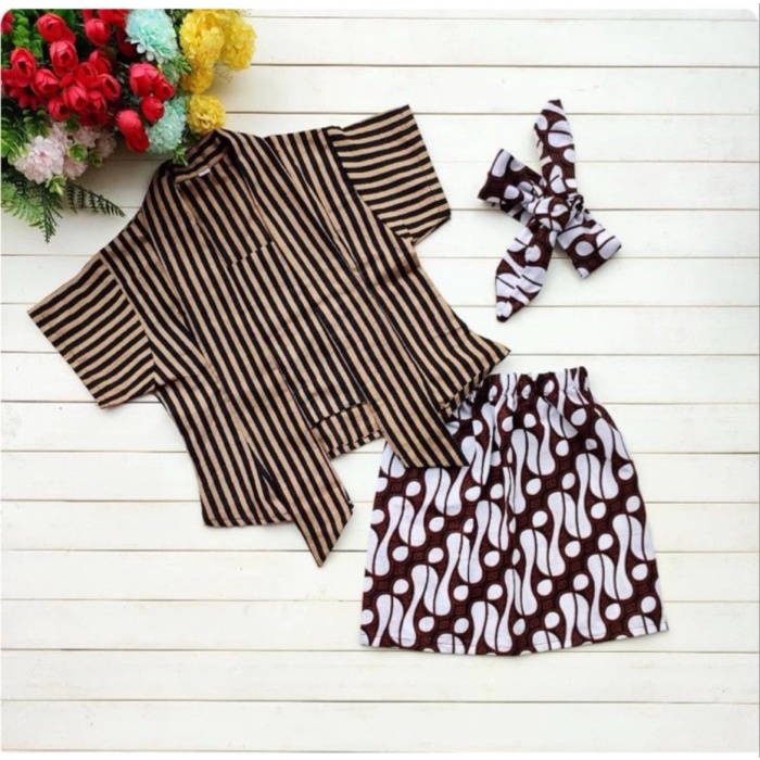 Kebaya Lurik Anak Kebaya Lurik Pendek