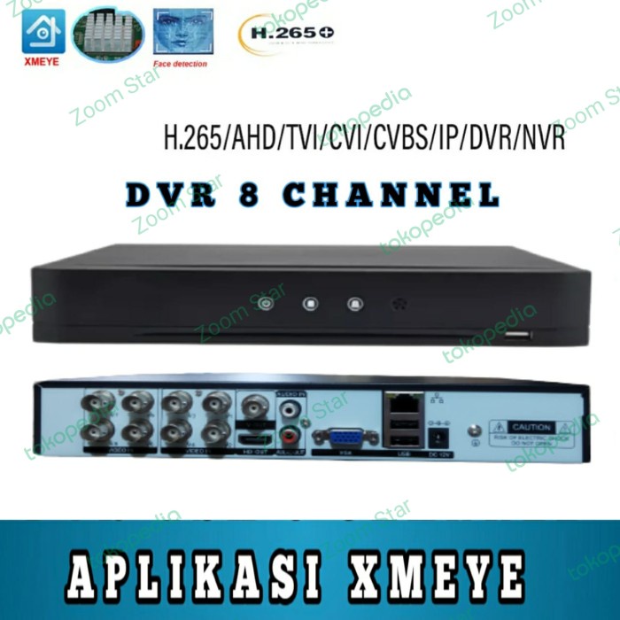 DVR XMEYE 8 ANNEL DVR CCTV FULL HD Diskon
