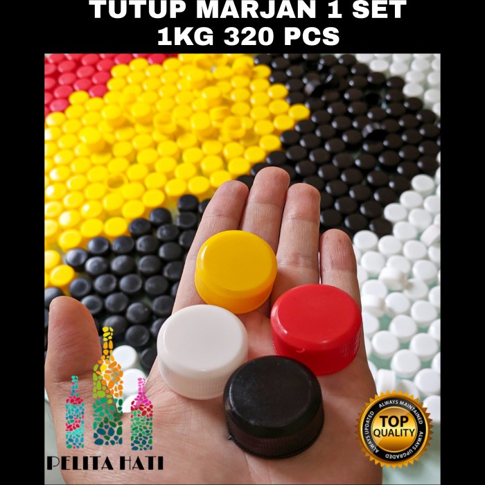 Tutup Botol Kaca Marjan, Asi, Durol 1 Kg (320 Pcs)