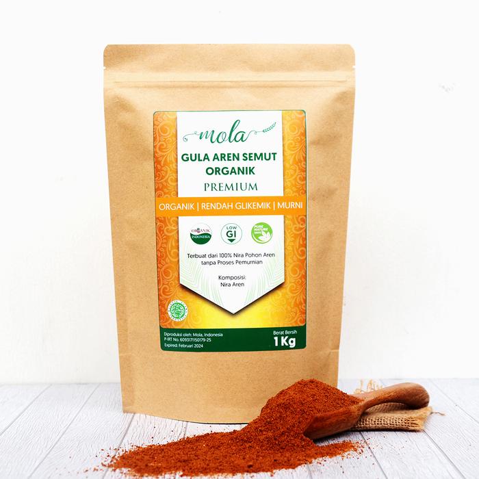 

Gula Aren Semut Organik 1 Kg Premium / Gula Aren Bubuk / Powdered palm Sugar