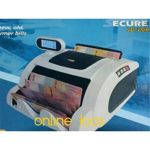 

Terlaris Mesin Penghitung Uang SECURE LD20 A / Bill Money Counter SALE