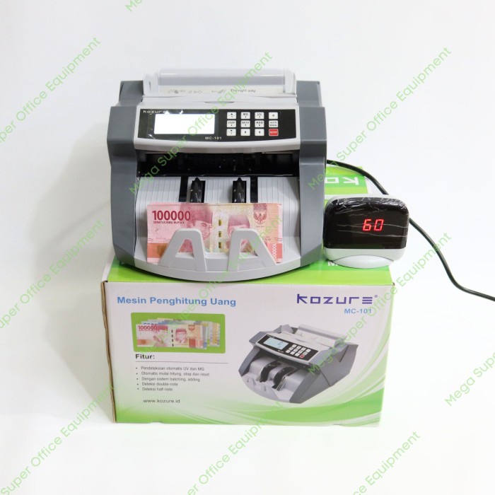 

Terlaris Mesin Penghitung Uang Kozure MC101 Bill Counter Kozure MC-101 SALE