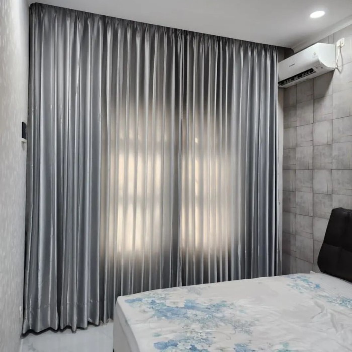 Gorden Jendela Blackout Custom Polos Import Mewah Elegan Gorden Hotel Terlaris