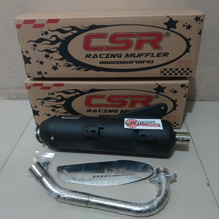 Hemat Knalpot Csr Mio,Fino,Soul Leheran Stainless