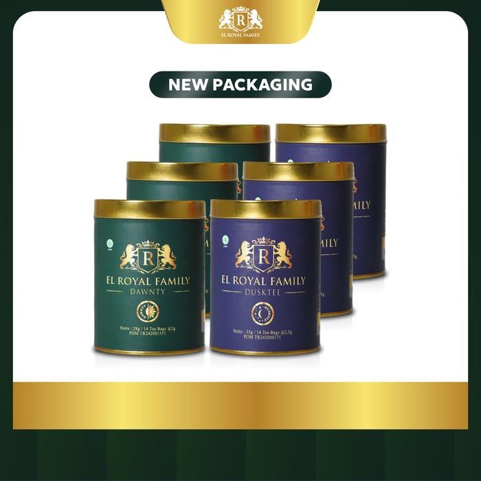 

[EXCLUSIVE LIVE] 3 Paket El Royal Teh Herbal Hijau - Night and Morning tea green
