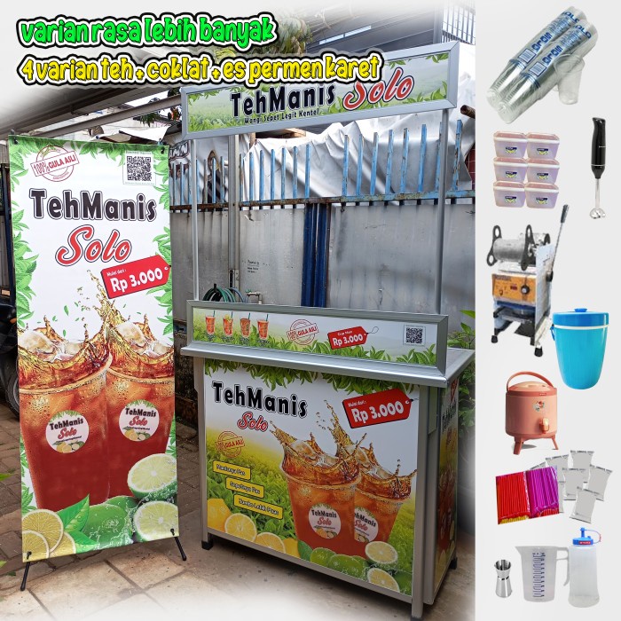 

paket usaha esteh es teh manis solo